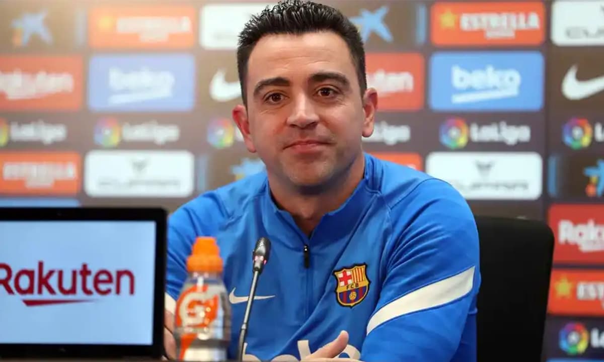 Xavi, entrenador del Barcelona