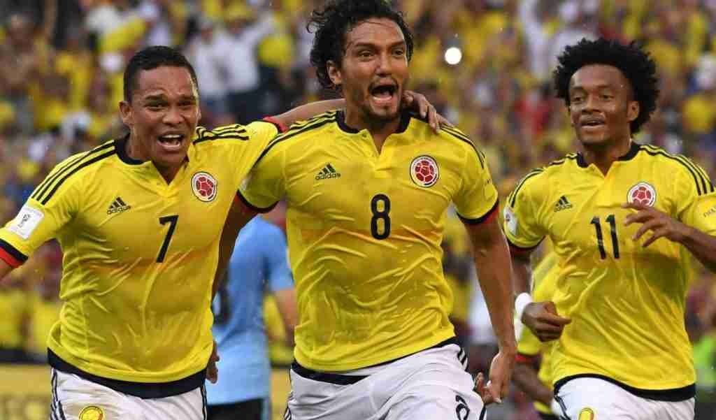 Jugadores de la selección Colombia