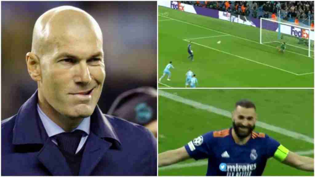 Benzema y el tributo a Zidane