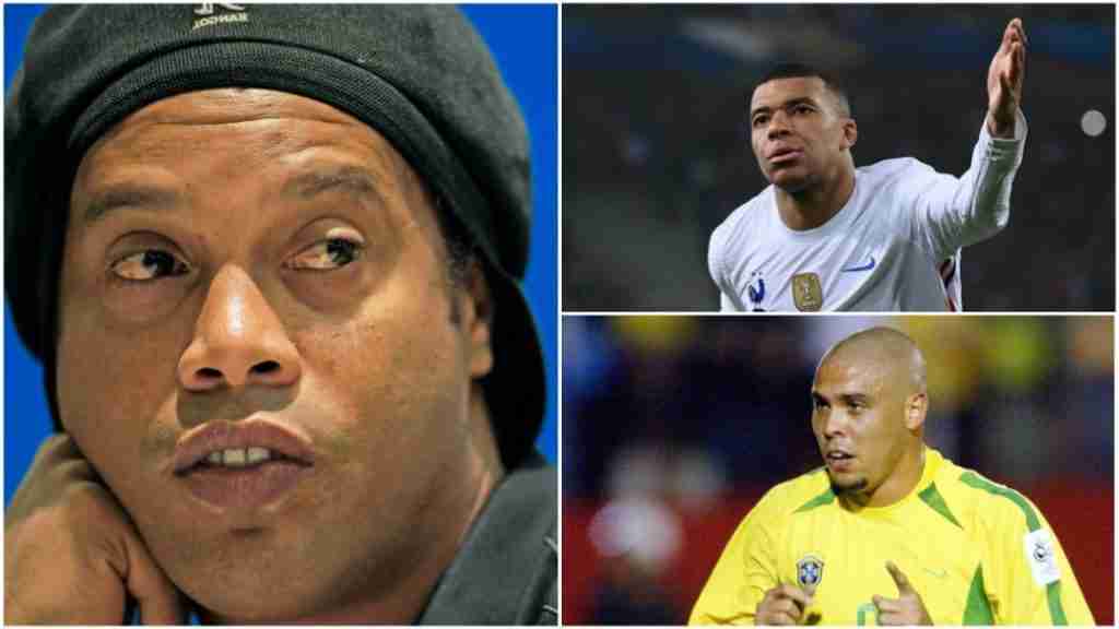 Ronaldinho, Ronaldo y Mbappé