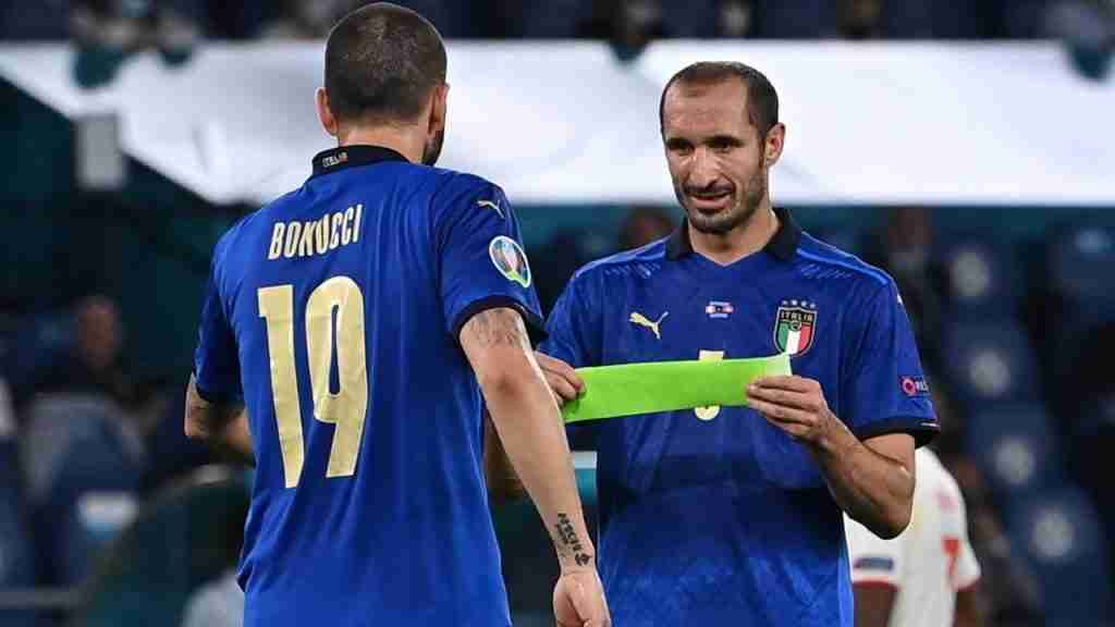 Chiellini se despide de la selección Italia.