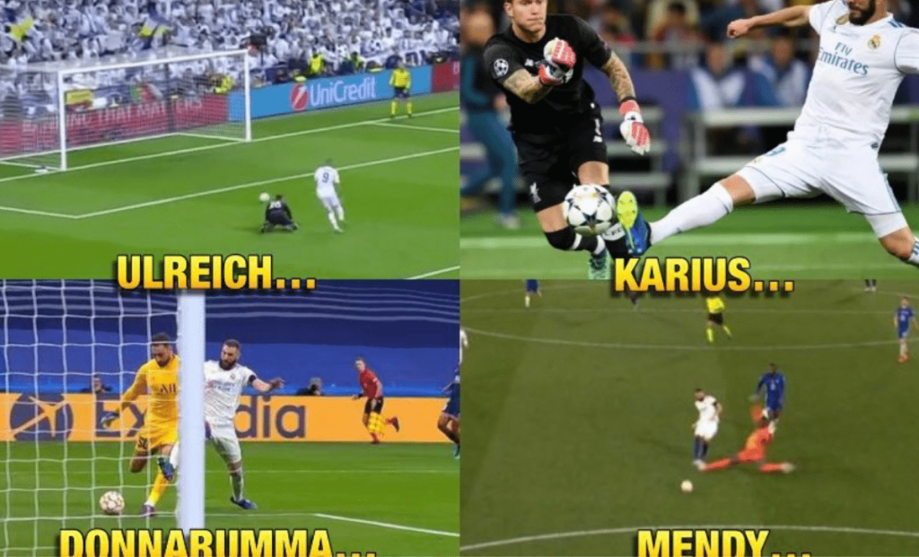 Karim Benzema provoca errores en los porteros