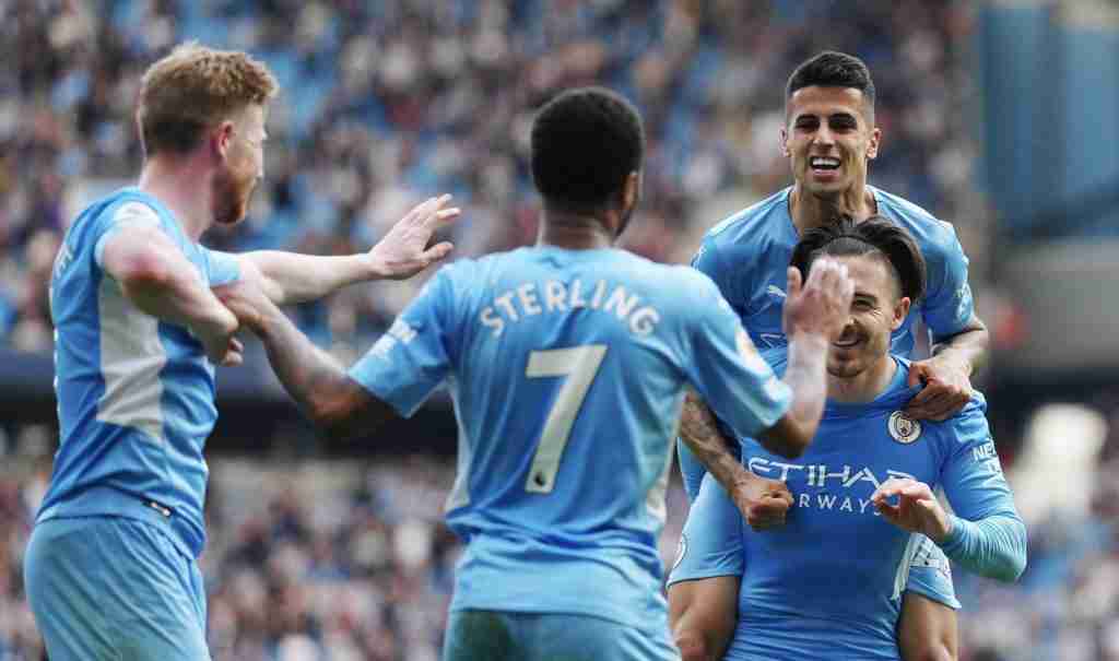 Celebración de gol Manchester City. Foto: Man City.