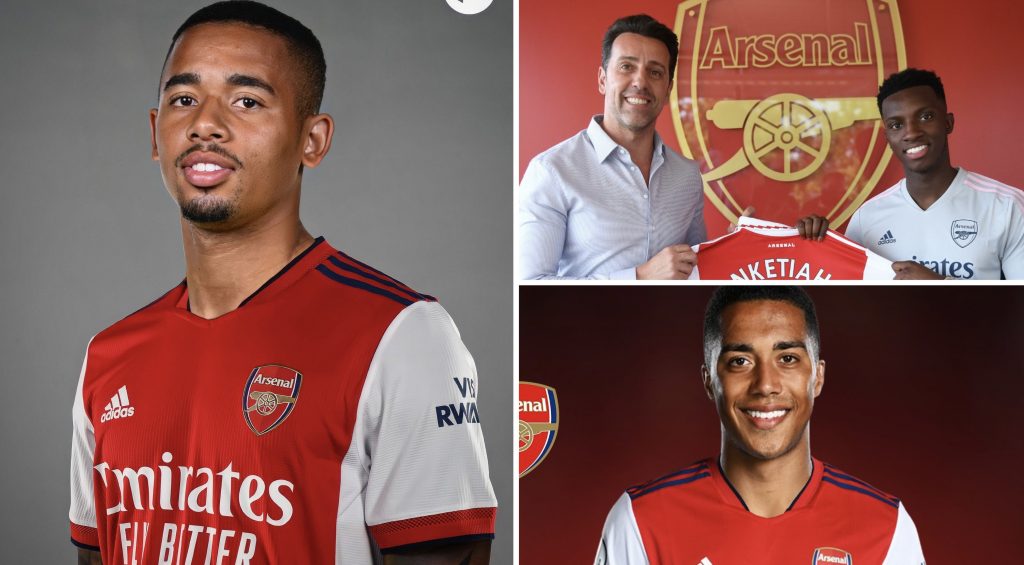 Collage fichajes de Arsenal. Foto: tomada de internet.