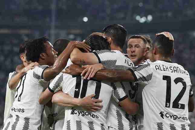 Celebración de gol de Juventus. Foto: Juventus.