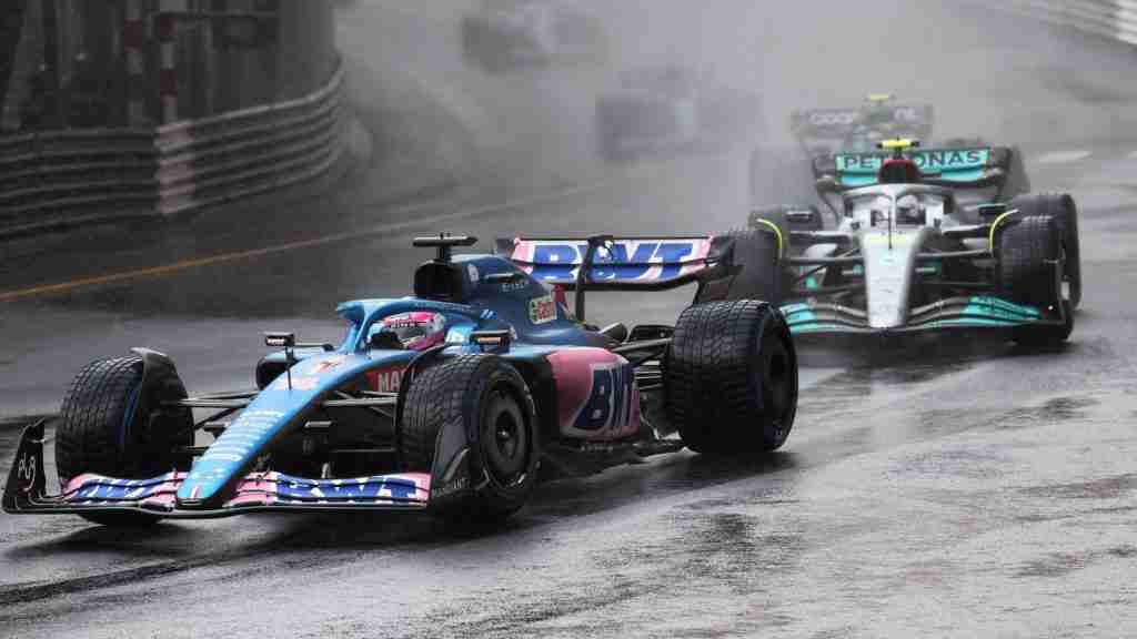 Alonso en el GP de Mónaco 2022