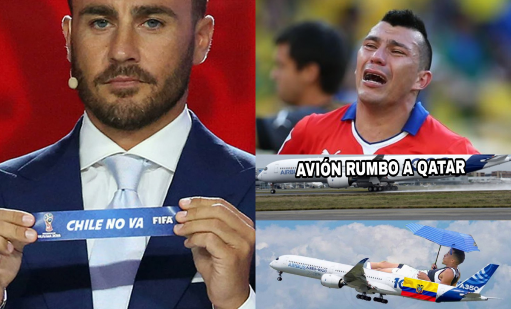Memes Chile sin Mundial