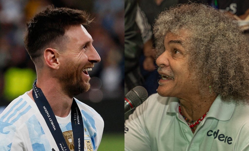 Carlos Valderrama quiere que Messi gane el Mundial