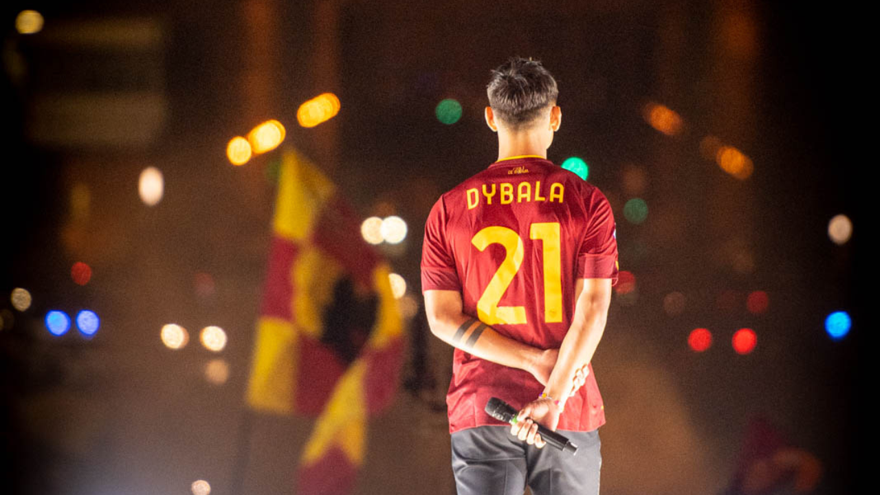 Paulo Dybala en Roma. Foto: AS Roma.