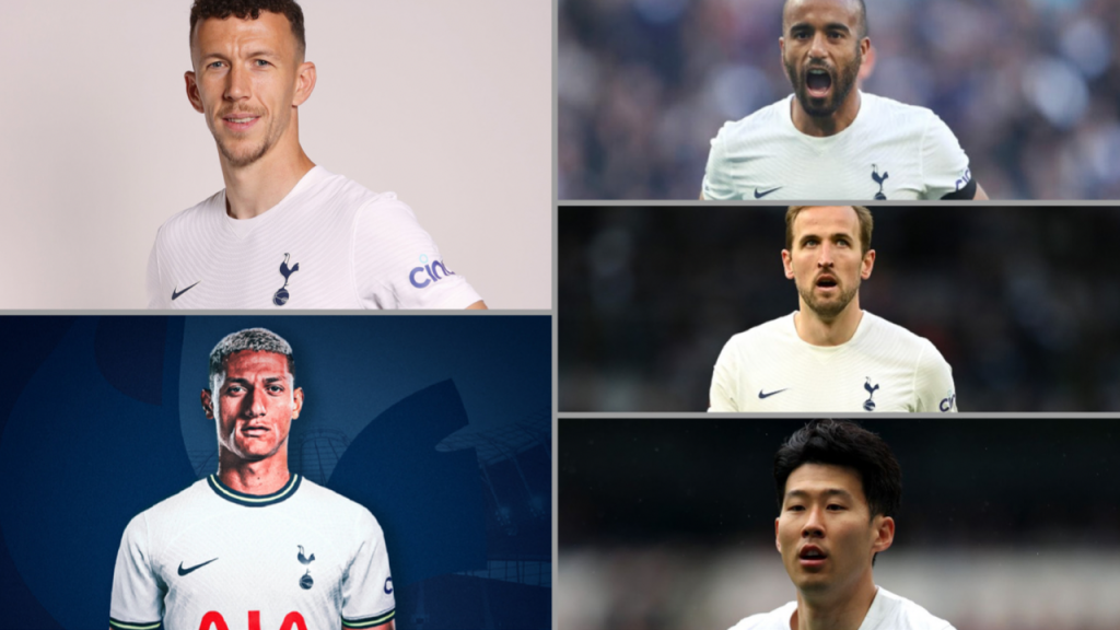 Los nombres del Tottenham Hotspur. Foto: Sky Sports / Tottenham.