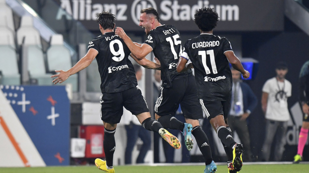 Celebración de gol de la Juventus. Foto: Juventus.