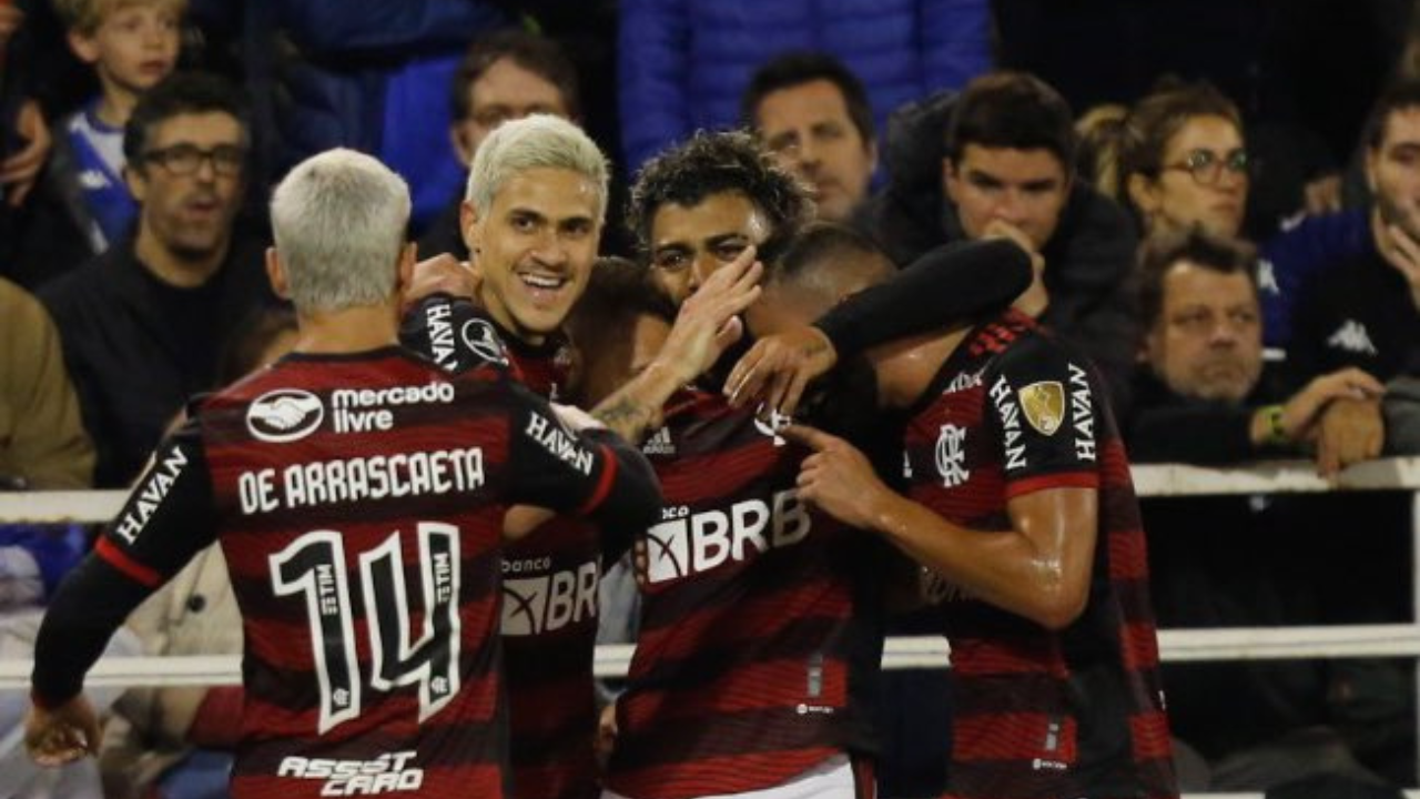 Celebración de Flamengo. Foto: Flamengo.