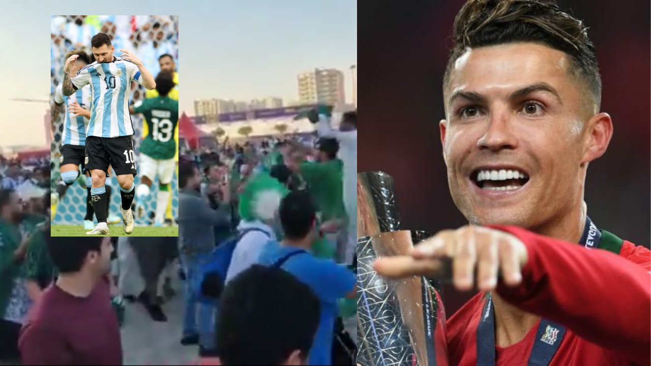 Hinchas de Arabía Saudita celebraron a los Cristiano Ronaldo