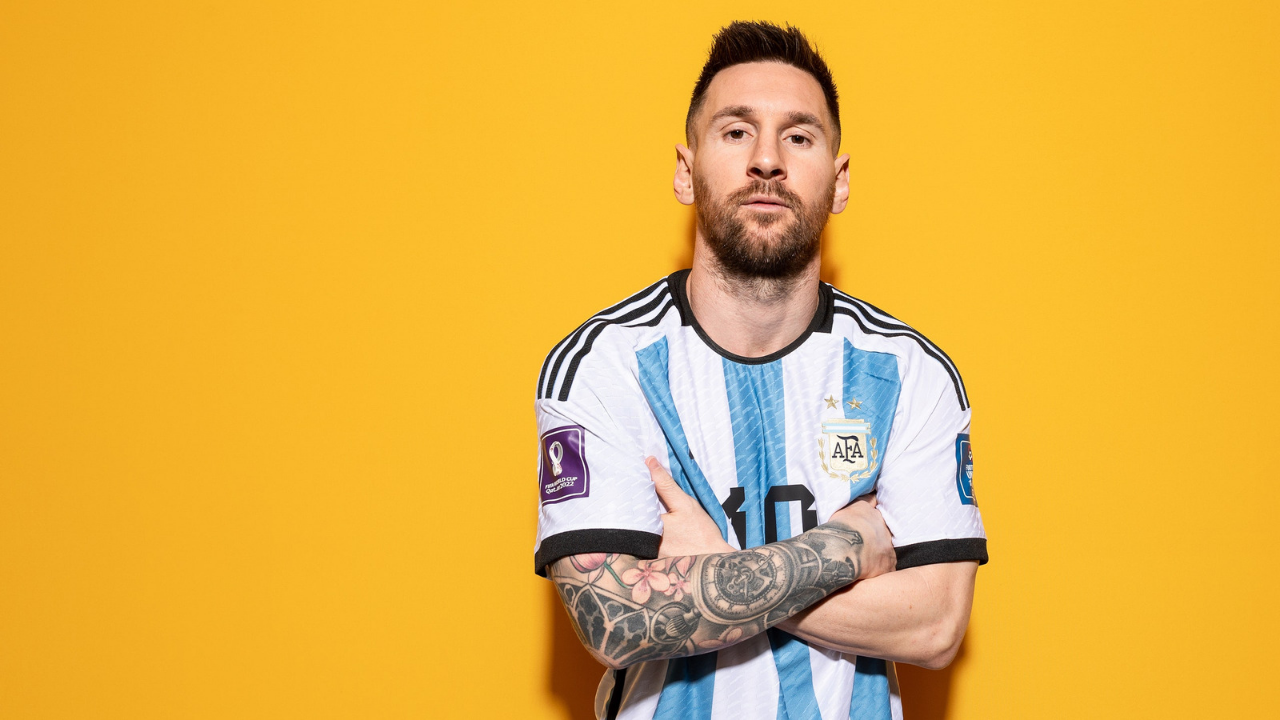Lionel Messi, jugador de la selección de Argentina