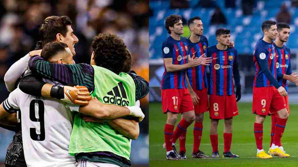 Collage Real Madrid y Barcelona. Foto: Real Madrid / Barcelona.